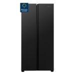 Fridgemaster MS83430EB side-by-side refrigerator Freestanding 441 L E Black