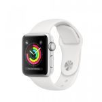 Apple Watch 3 GPS 38mm Silver Aluminium Case with White
