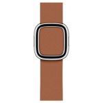 40mm Saddle Brown Modern Buckle - Large