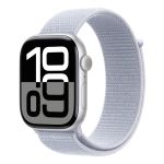 Apple Watch Series 10 GPS 46mm Silver Aluminium Case with Blue Cloud Sport Loop