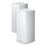 Linksys Velop Whole Home Intelligent Mesh WiFi 6 (AX4200) System, Tri-Band, 2-pack wireless router Gigabit Ethernet Tri-band (2.4 GHz / 5 GHz / 5 GHz) White