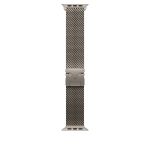Apple 49mm Natural Titanium Milanese Loop - Small