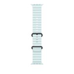 Apple 49mm Ice Blue Ocean Band - Black Titanium Finish