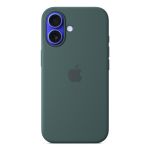 Apple iPhone 16 Silicone Case with MagSafe - Lake Green