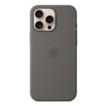 Apple iPhone 16 Pro Max Silicone Case with MagSafe - Stone Gray