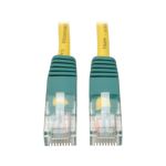 Tripp Lite Cat5e 350MHz Molded Cross-over Patch Cable (RJ45 M/M) - Yellow, 3.05 m