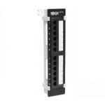 Tripp Lite 12-Port Wall-Mount Cat5e Patch Panel, 568B, RJ45 Ethernet