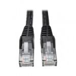 Tripp Lite Cat6 Gigabit Snagless Molded UTP Patch Cable (RJ45 M/M) - Black, 4.57 m (15-ft.)