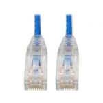 Tripp Lite Cat6 Gigabit Snagless Molded Slim UTP Patch Cable (RJ45 M/M), Blue, 15.24 cm