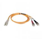 Tripp Lite Duplex Multimode 62.5/125 Fiber Patch Cable (LC/ST), 2M