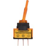 Maplin N32BJ light switch Amber, Black