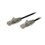 StarTech.com 2.5 m CAT6 Cable - Slim - Snagless RJ45 Connectors - Black