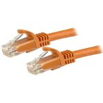 StarTech.com 1.5 m CAT6 Patch Cable - 100% Copper Wire - Snagless Connector - Orange