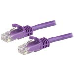StarTech.com 7.5 m CAT6 Patch Cable - 100% Copper Wire - Snagless Connector - Purple