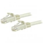 StarTech.com 7.5 m CAT6 Patch Cable - 100% Copper Wire - Snagless Connector - White