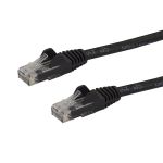 StarTech.com Cat6 patch cable with snagless RJ45 connectors ï¿½ï¿½ 100 ft, black