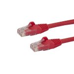 StarTech.com Cat6 patch cable with snagless RJ45 connectors ï¿½ï¿½ 100 ft, red