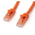 StarTech.com Cat6 patch cable with snagless RJ45 connectors ï¿½ï¿½ 15 ft, orange