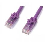 StarTech.com Cat6 patch cable with snagless RJ45 connectors ï¿½ï¿½ 3 ft, purple