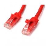 StarTech.com Cat6 patch cable with snagless RJ45 connectors ï¿½ï¿½ 75 ft, red