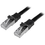 StarTech.com N6SPAT2MBK networking cable 2 m Cat6 SF/UTP (S-FTP) Black