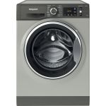 Hotpoint 9kg Washing Machine Freestanding Graphite With Steam & StopAdd