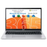 Acer Aspire 3 laptop (A315-35) - Intel Celeron, 4GB, 128GB SSD, 15.6" HD display, Windows 11, 12 months Microsoft 365 included