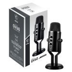 MSI IMMERSE GV60 STREAMING MIC 'USB Type-C Interface and 3.5mm Aux, For Professional applications with Intuituve control in 4 modes: Stereo, Omnidirectional, Cardioid and Bidirectional'