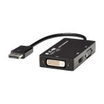 Tripp Lite DisplayPort 1.2 to VGA / DVI / HDMI All-in-One Converter Adapter, 4K x 2K HDMI