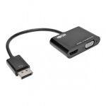 Tripp Lite DisplayPort 1.2 to VGA/HDMI All-in-One Converter Adapter, 4K x 2K HDMI  24/30Hz