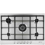 Smeg P272XGH hob Stainless steel Built-in 75 cm Gas 5 zone(s)