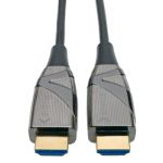 Tripp Lite High-Speed HDMI 2.0 Fiber Active Optical Cable (AOC) - 4K x 2K HDR  60 Hz, 4:4:4, M/M, Black, 15 m