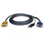 Tripp Lite USB (2-in-1) Cable Kit for NetDirector KVM Switch B020-Series and KVM B022-Series, 5.79 m (19-ft.)