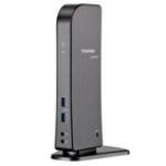 Toshiba Dynadock U3.0 Wired USB 3.2 Gen 1 (3.1 Gen 1) Type-A grey, Metallic, Stainless steel