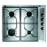 Indesit PAA 642 IX/I WE1 Stainless steel Built-in 58 cm Gas 4 zone(s)