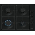 Bosch Serie 2 PBP6B6K60 hob Black Built-in 60 cm Gas 4 zone(s)