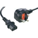 Value Power Cord UK to C13 1.8M