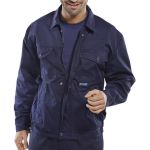 BEESWIFT Poly Cotton Drivers Jacket  Navy Blue 42