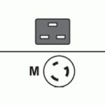 Brocade - Power cable - NEMA L6-20 (M) to IEC 60320 C19 - AC 250 V