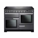 Rangemaster Professional Deluxe 110 Induction Freestanding cooker Electric Zone induction hob Black, Grey