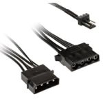 Kolink 3 Pin Fan Power to 2x 4 Pin Molex Adapter