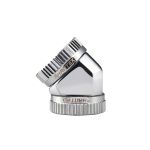 Phanteks 16mm Hard TubeAdapter 45 - Chrome