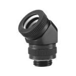 Phanteks 12mm Hard Tube Rotary Fitting 45 G1/4 - Black