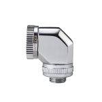 Phanteks 16mm Hard Tube Rotary Fitting 90 G1/4 - Chrome