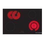 Bosch Serie 4 PKN811BA2E hob Black Built-in 80 cm Ceramic 4 zone(s)