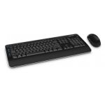 Microsoft WrlssDsktp3050 with AES USB Eng IN CD keyboard RF Wireless + USB QWERTY US International