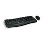 Microsoft 5050 keyboard RF Wireless + USB QWERTY UK English Black