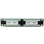 LMS 12 PORT 10" CAT6 PATCH PANEL