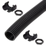 Cablenet 25mm LSOH Flexible Conduit 10m Kit Black