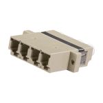 Cablenet LC Quad MM Coupler Beige